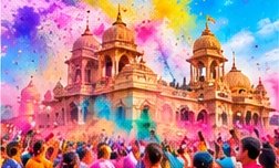 Holi in Vrindavan Festival Tour