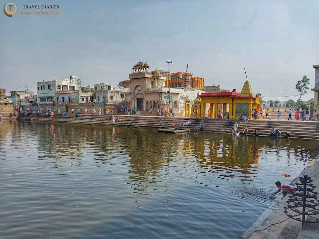 Home Radha Kund sacred pond in Vrindavan Mathura